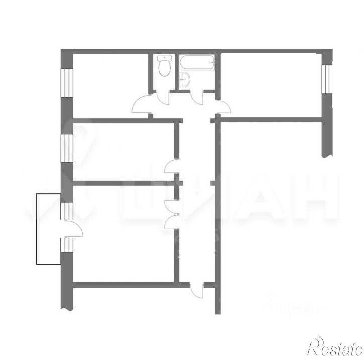 3-комн квартира ул Тиманская, 12,  д. 12